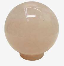 VINTAGE PINK MOTTLED SPECKLED ART DECO LIGHT LAMP SHADE PENDANT LIGHT