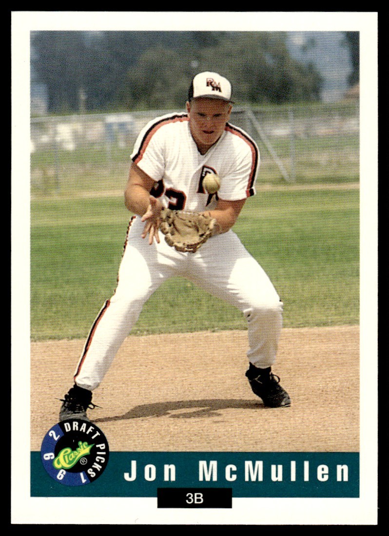 1992 Classic Draft Picks Jon McMullen Philadelphia Phillies #116