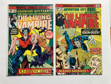 ADVENTURE INTO FEAR #30-31/Marvel/1975/MORBIUS The Living Vampire/VERY GOOD