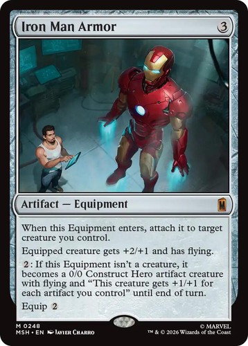 Mtg Art Series Marvel Super Hero's Invincible Iron Man 29/45 | eBay