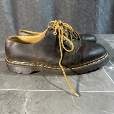 Dr. Martens Made in England 1561 Brown Leather Oxfords UK 8 US 9M/10W B3
