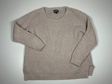 American Eagle Sweater Women Small Beige Crew Neck Chunky Knit Ahhmazingly Soft