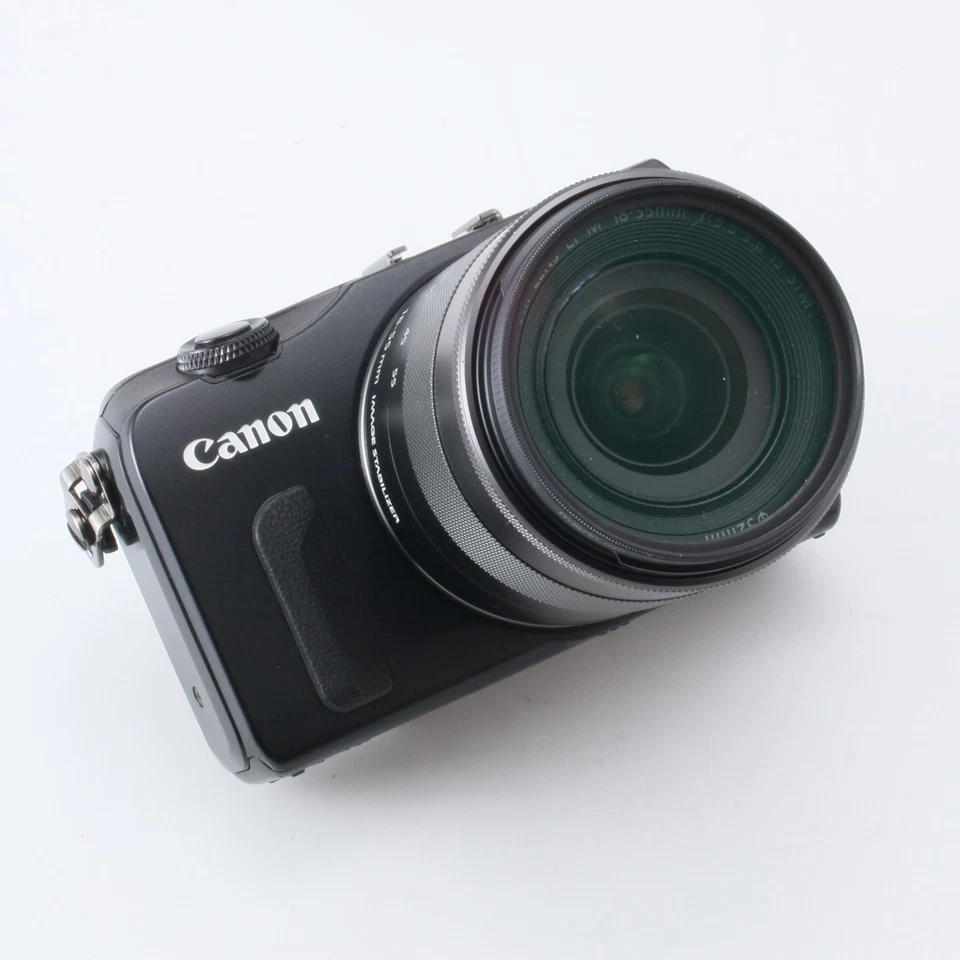 【MINT】Canon EOS M Black Mirrorless Camera + EF-M 18-55mm f/3.5-5.6 IS STM Lens - Image 2 of 4