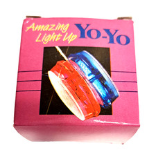 Vintage Light Up Yo-Yo in Box Toy Taiwan Batteries Not Included