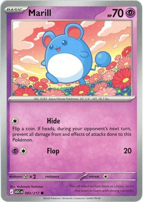 Pokémon TCG - Marill - Uncommon - ME: Ascended Heroes - 083/217