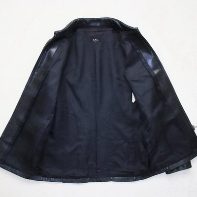 ジャケット・アウター old A.P.C. Denim single riders jacket M A.P.C. Horsehide Leather Jacket S Black Single Rider Vintage