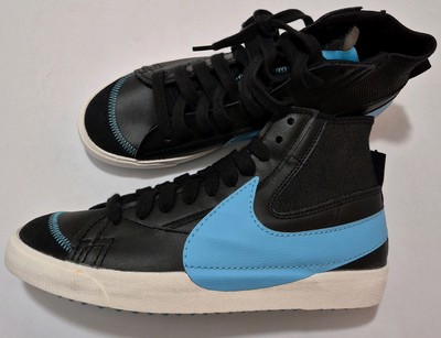 Nike Blazer Mid '77 Jumbo ''Black Aqua'' Black Blue FD0278-001 Men's 10 Rare