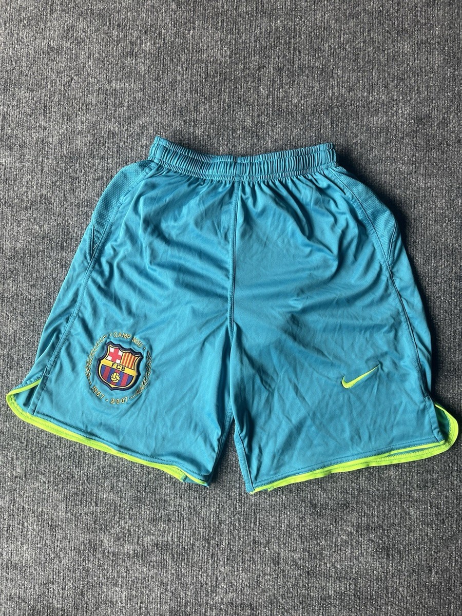 FC Barcelona 2007-2008 Full Kit Jersey And Shorts Blue Adult
