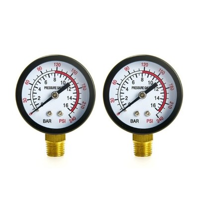 Industrial Vertical Dials Pressure Gauge Carbon Steel Material for Industrial