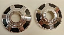 2 73-87 Chevy Truck 34 Ton 4x4 Dog Dish 12 Hub Caps Preowned See Pics