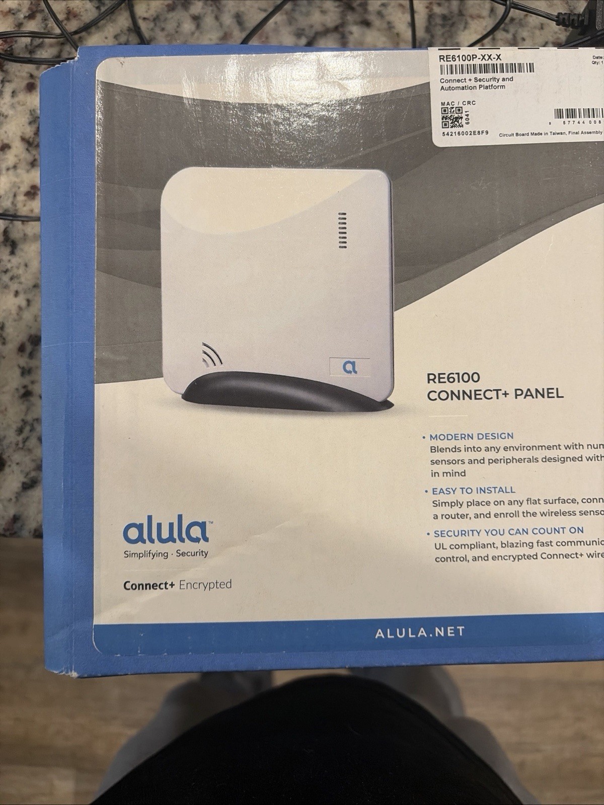 Alula RE6100P-XX-X Connect+ Security and Automation Platform with Power Adapter.