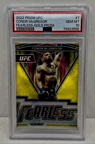 Conor McGregor [Gold] #1 2021 Panini Prizm UFC Fearless card