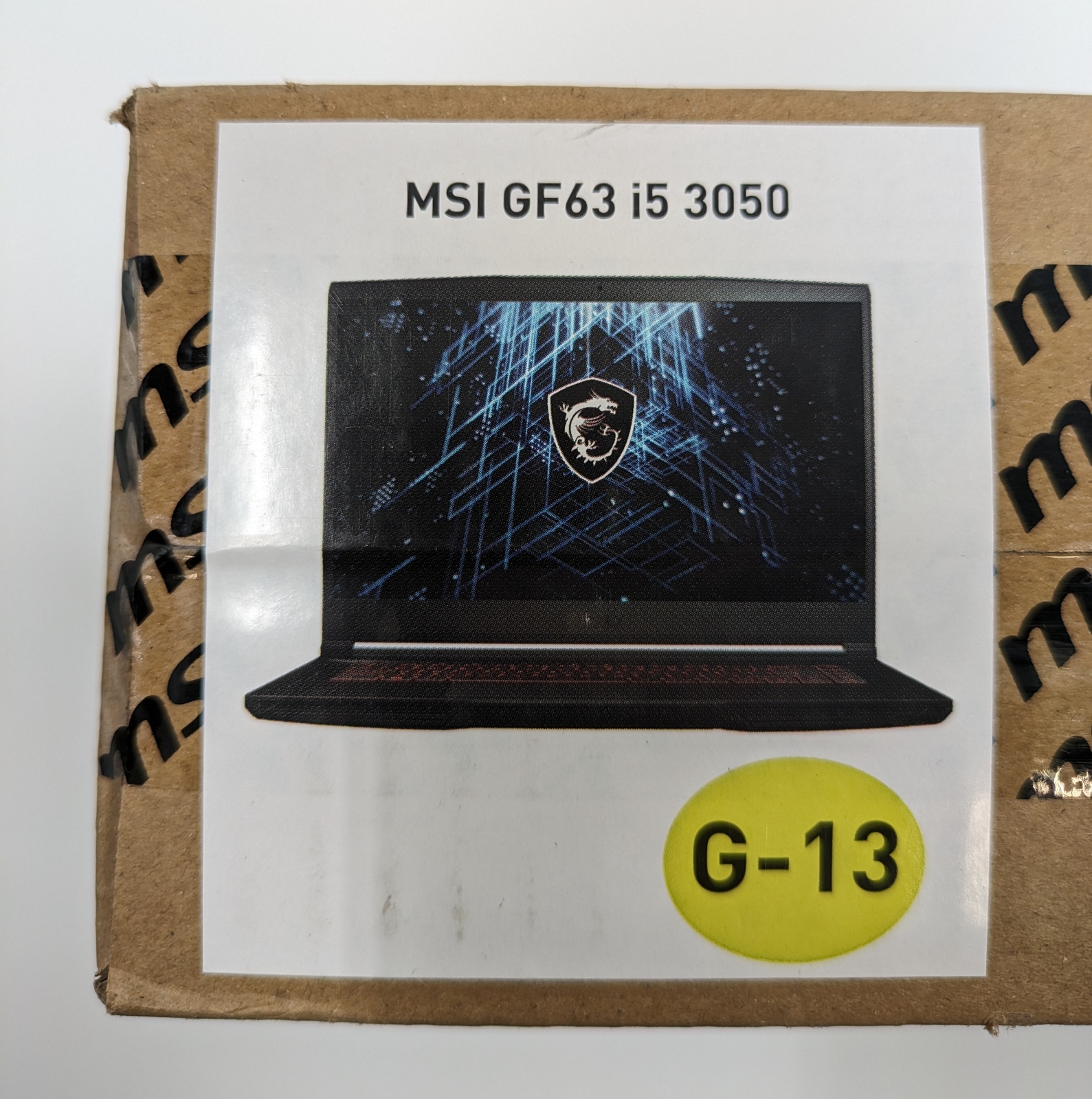 MSI GF63 Thin 15.6 
