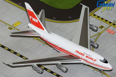 GJTWA1495 GeminiJets 747SP 1/400 Model Boston Express Trans World Airlines