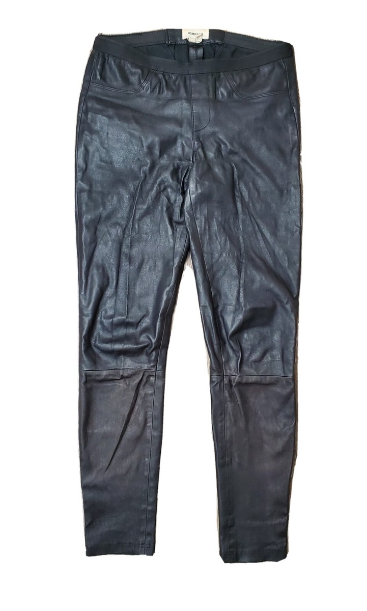 Helmut Lang Black Leather Lambskin Skinny Pants Leggings Helmut Lang Black Leather Lambskin Skinny Pants Leggings