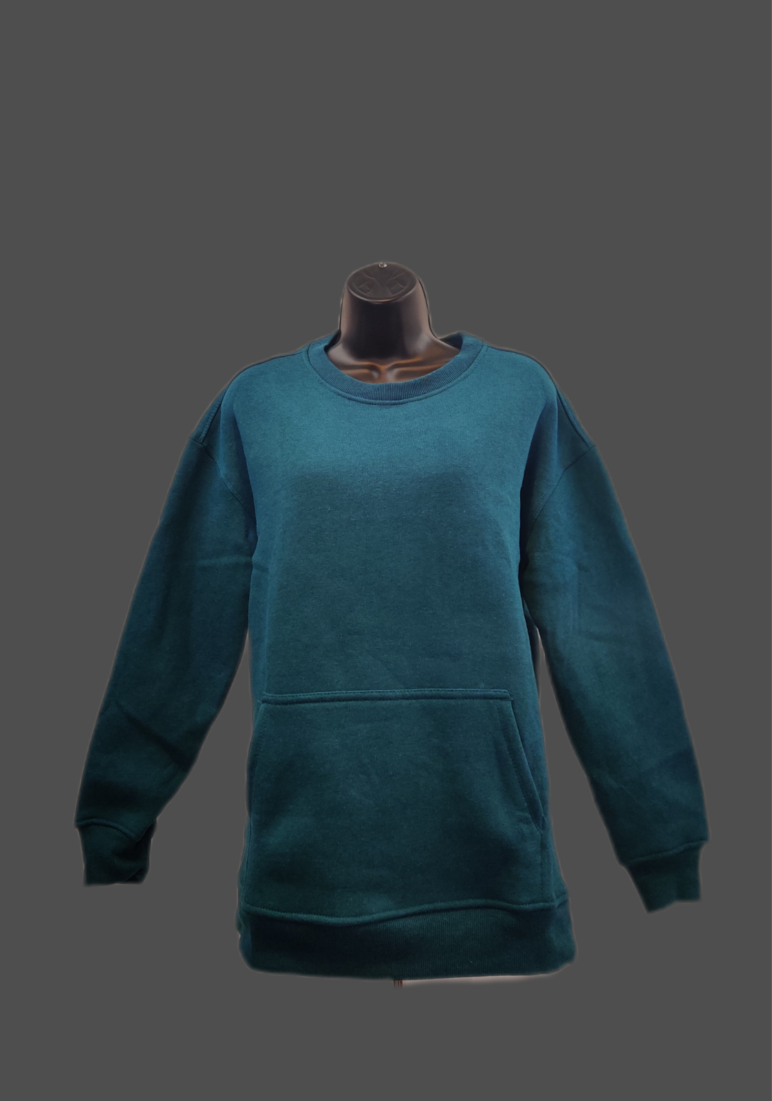 Danskin Women's Oversized Crewneck Pullover Sweatshirt with Pocket