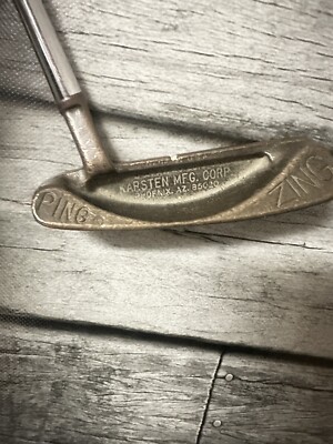 Vintage Ping Zing Brass Putter 36'' Long