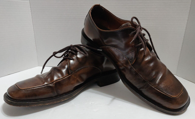 Bacco Bucci Dark Brown Leather Oxfords NEW Bacco Bucci Amherst Sz 10 Dark Brown Leather Lace Up  main image 4