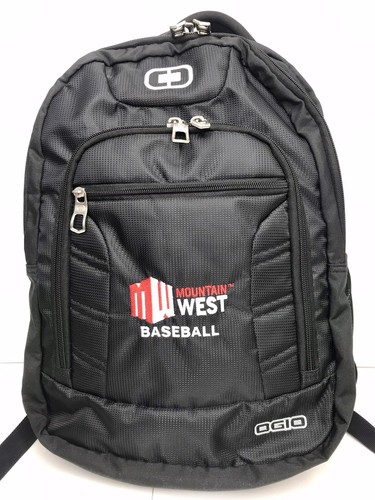 black backpack with compartments