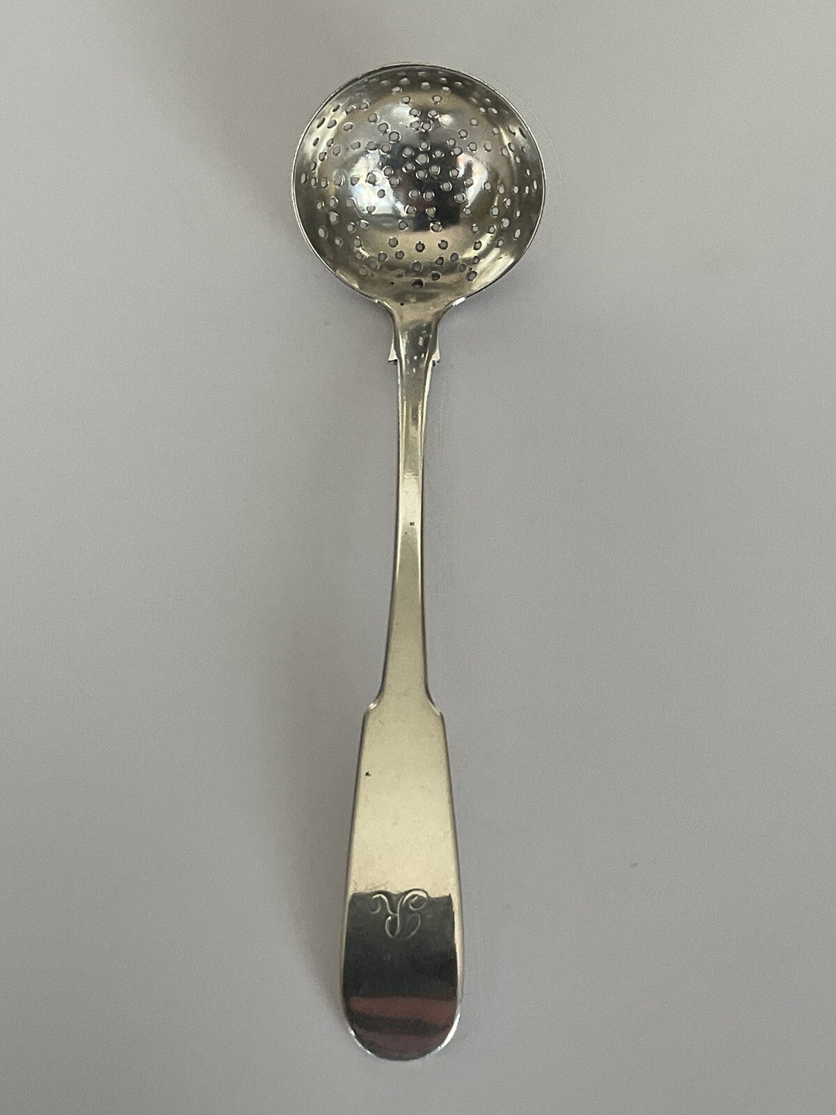 Lovely Scottish Georgian Solid Silver Sugar Ladle by William Peat Edinburgh 1827