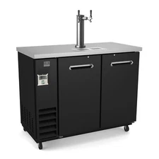 Kelvinator KCHBBD2D1T 49" 1 Column Draft Beer Cooler, 2 Keg, 12.5 cu. ft.