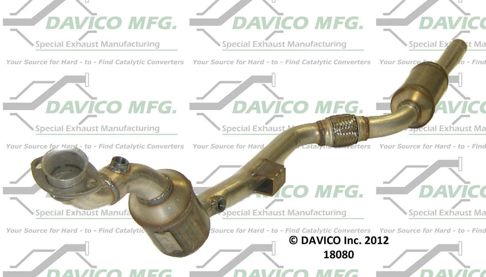 Convertidor catalítico-ajuste exacto Davico 18080 se adapta a 98-02 Mercedes E320 3,2 L-V6 Foto 3 de 3