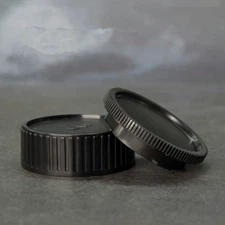 1x Rear Lens Cap+ 1x Front Body Cover Protector For Leica Camera M mount LM 