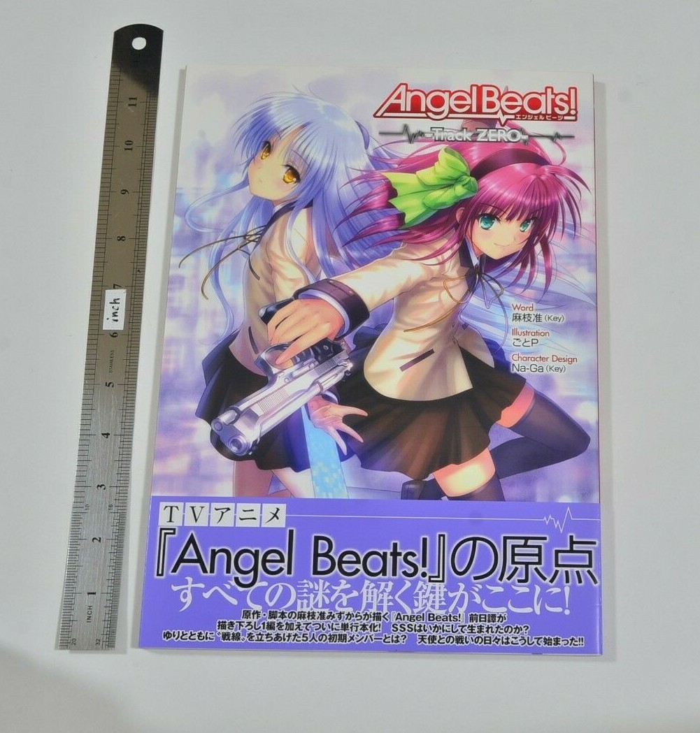 Angel Beats! Track ZERO Art Japanese Novel Book USED Japan Anime