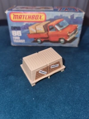 Matchbox Superfast No. 66 Ford Transit repro crate