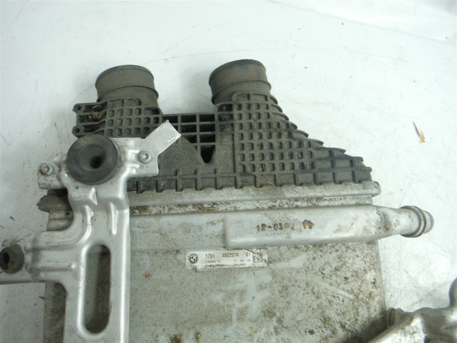 2015 BMW M4 3.0L ENGINE MOTOR INTERCOOLER TURBO OEM 1751 4802574 