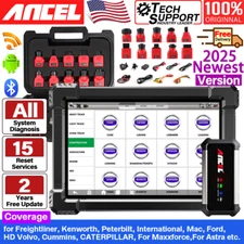 ANCEL X7 HD Heavy Duty Truck Diagnostic Tool OBD2 All System DPF ABS ECU Scanner