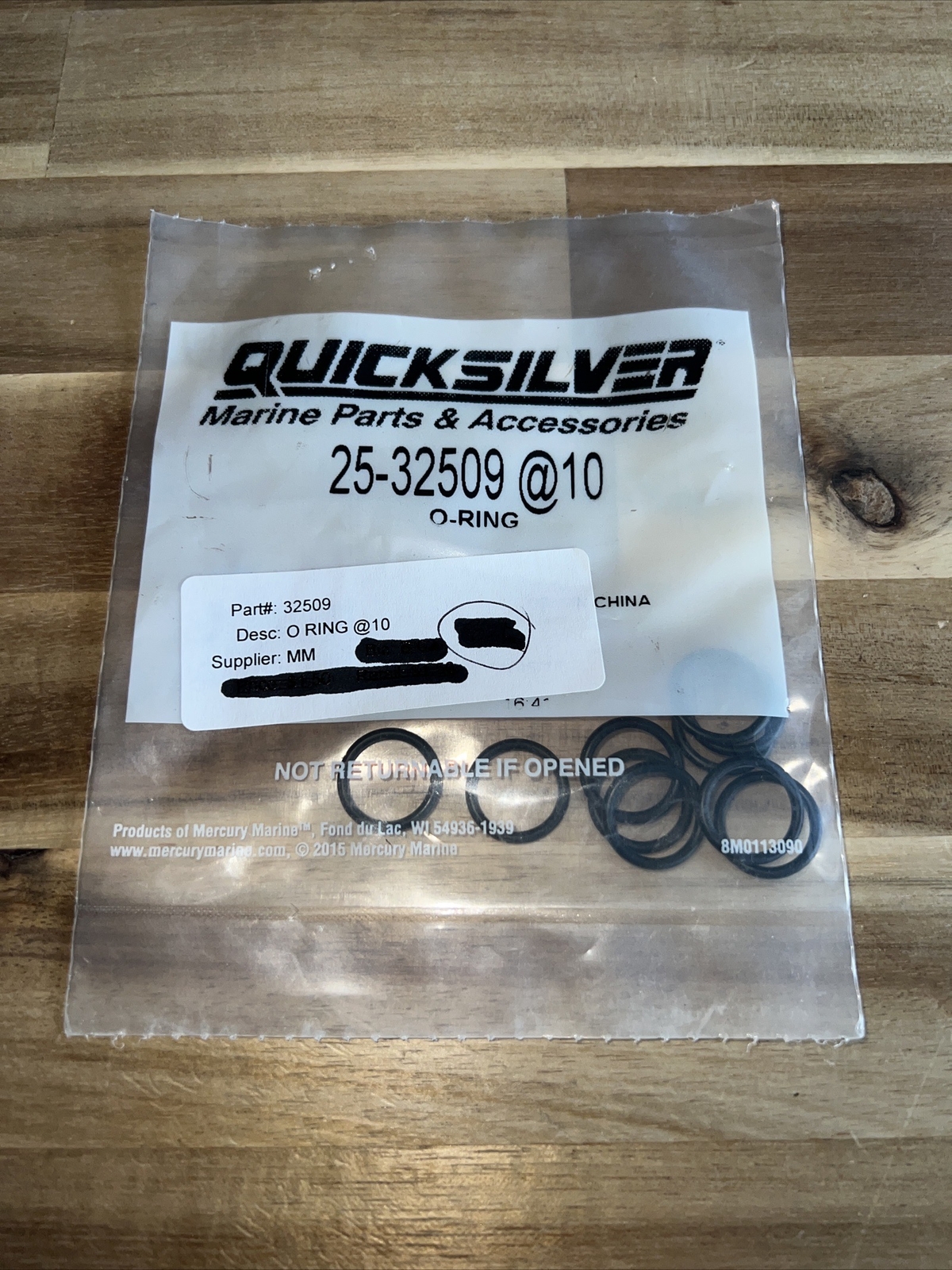 Mercury Quicksilver 25-32509 O-Ring OEM (10 Pack) | eBay