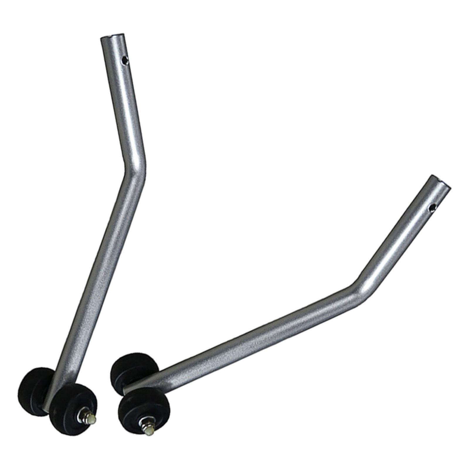 2x Kippschutz-Set für Rollstuhl, kleines Fußrad für Patienten mit