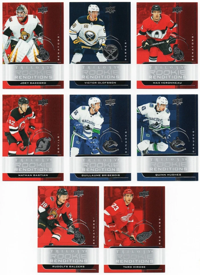 2019-20 Upper Deck Trilogy Rookie Renditions RC Complete Set Break - Pick Any - Image 4 of 4