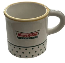Krispy Kreme Doughnuts Coffee Mug 3D Donut on Inside Bottom Restaurant Style Cup