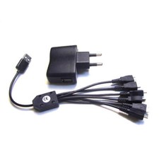 6-faches Micro-USB-Ladekabel f&uuml;r ATR 100/200/TelMe/Multicom
