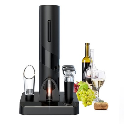 Electric Wine Opener Set Automatic Corkscrew Opener Kit Battery Operated Openers