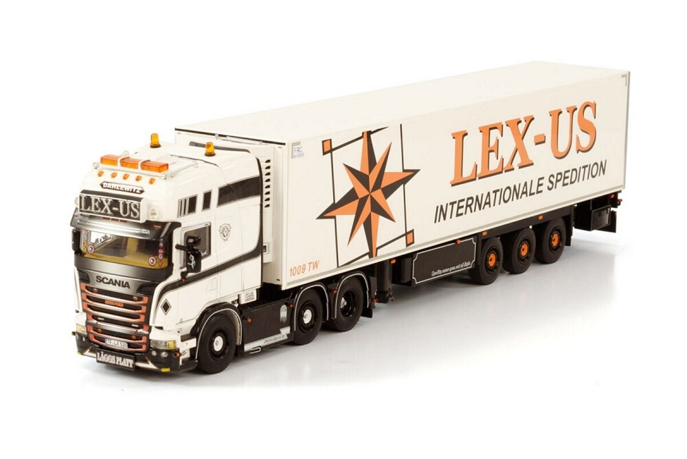 Stream Line Semi Ruck Scania Streamline Reefer Trailer LEX-US WSI Models wsi 01-3790 | eBay