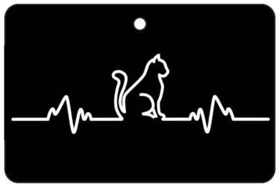 Cat Heart Beat Pulse Auto Lufterfrischer / Duftaufhanger