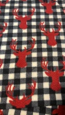 Holiday Christmas REINDEER fleece socks sizes 5-13 womens Toasti socks