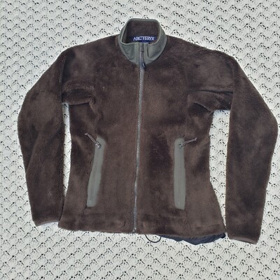 Vtg Arcteryx Womens Delta Fuzzy High Pile Polartec Fleece Jacket