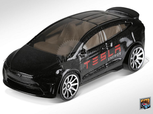 New 2018 Hot Wheels 328365 Black Tesla Model X 510 Hw Metro