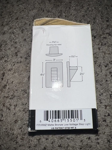 Hinkley Lighting Luna 1 Light Landscape 12v Deck, Matte Bronze - 15508MZ - Picture 7 of 8