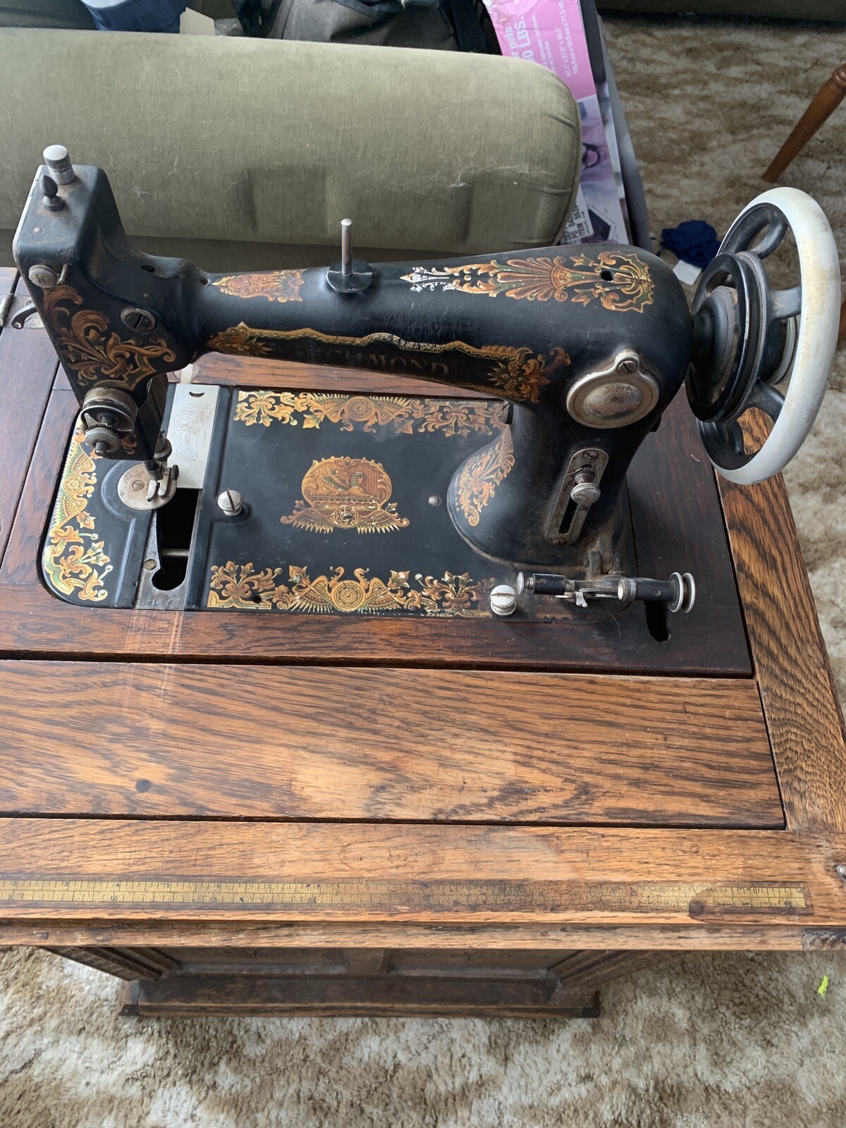 Antique Richmond Sewing Machine eBay