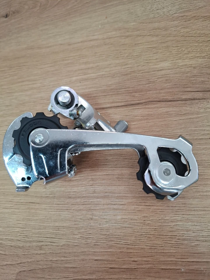 Desviador trasero retro vintage piezas de bicicleta nuevo en caja Falcon SS jaula larga - 7-S. Foto 3 de 4