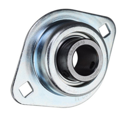 5/8'' Rigid Flush Mount Pressed Steel Two Bolt Flange Bearing CSBPFL202-10M
