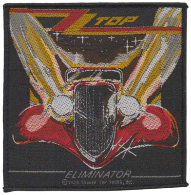 ZZ TOP - Eliminator - 10,2 cm x 10,5 cm - Patch - 167754