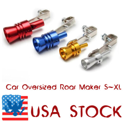 Exhaust Pipe Whistle S M L XL Car Oversized Roar Maker Muffler Universal