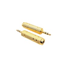 New 6.5mm Socket Female to 3.5mm Male Plug Stereo Audio Adapter Jack Converter