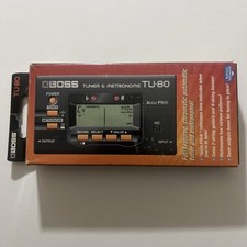 BOSS Tuner  Metronome TU-80 Full Featured Chromatic Automatic Tuner Metro New